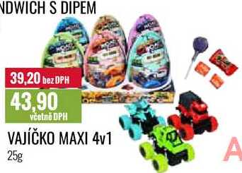 VAJÍČKO MAXI 4v1 25g 