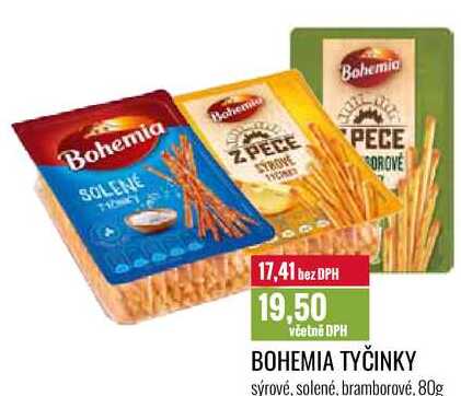 BOHEMIA TYČINKY 80g 