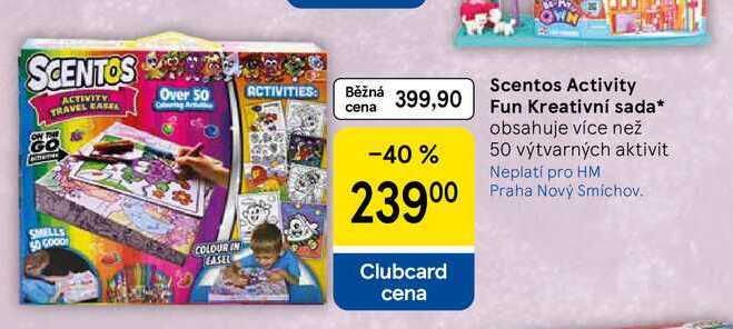 Scentos Activity Fun Kreativní sada, obsahuje více než 50 výtvarných aktivit 