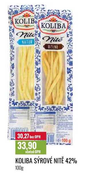 KOLIBA SÝROVÉ NITĚ 42% 100g 