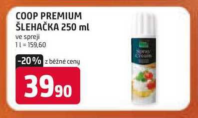 COOP PREMIUM ŠLEHAČKA 250 ml