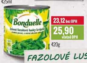 Bonduelle fazolové lusky 420g