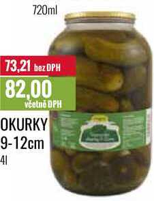 OKURKY 9-12cm 4l