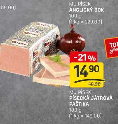 PÍSECKÁ JÁTROVÁ PAŠTIKA 100 g 