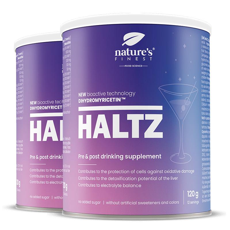HALTZ PRO 1+1 | Doplňek před a po pití s Dihydromyricetinem (DHM) | Vitamin C | Hořčík | B-komplex