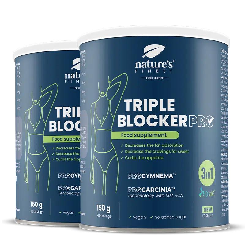Triple Blocker Pro 1+1 | Sacharidový blokátor | Blokátor cukru | Tukový spalovač | Gymnema sylvestre | HCA
