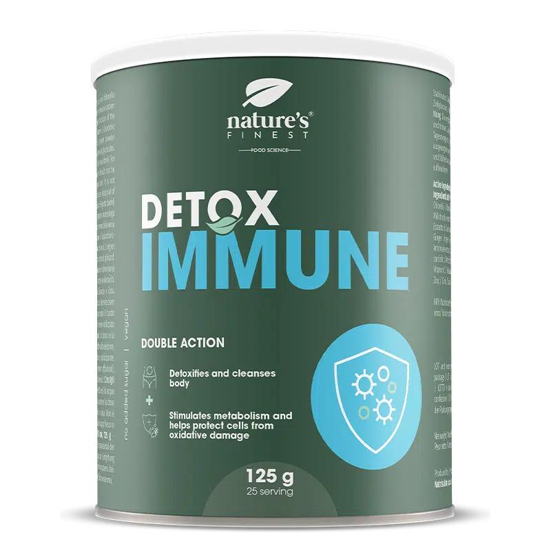 Detox Immune | Balíček pro posílení imunitního systému | Ostropestřec mariánský | Extrakt z artyčoků | Chlorella | Zázvor | Zinek | Vitamin C
