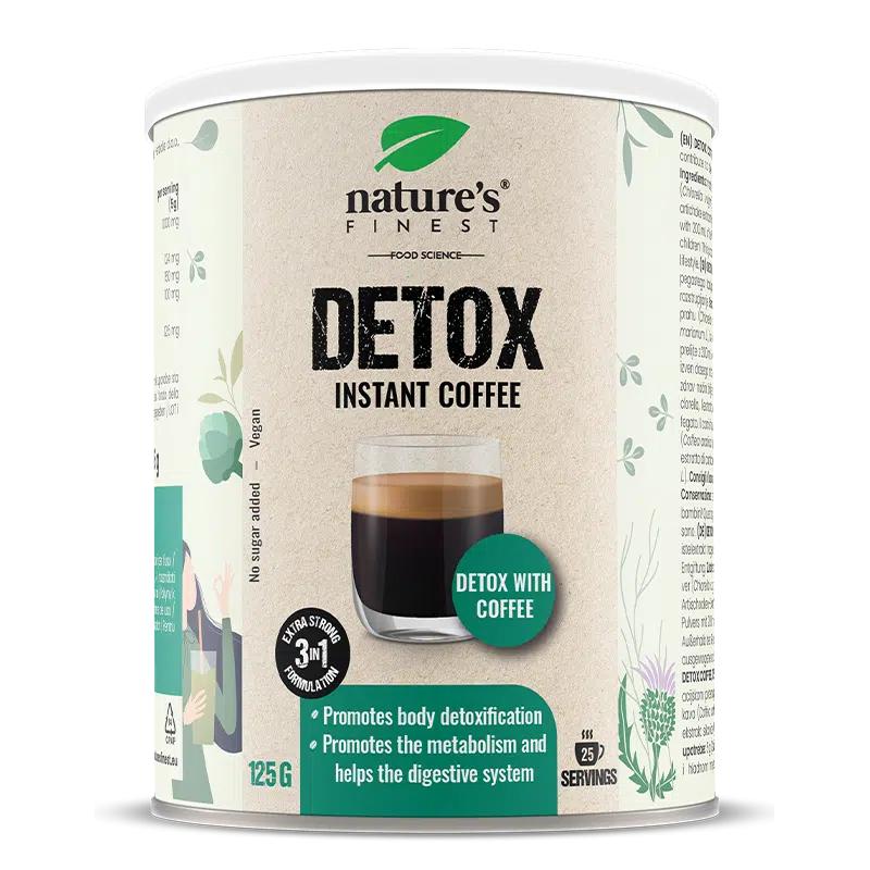 Detox Coffee | Detox Gewichtsverlust | Verbesserte Verdauung | Energie | Mariendistel, Artischocke, Chlorella | Premium Arabica