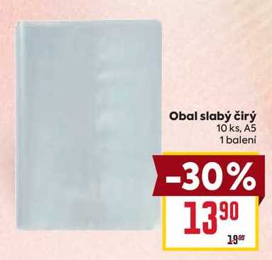 Obal slabý čirý 10 ks, A5 1 balení 