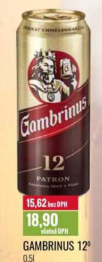 GAMBRINUS 12º 0,5l