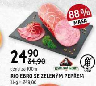 RIO EBRO SE ZELENÝM PEPŘEM 100 g