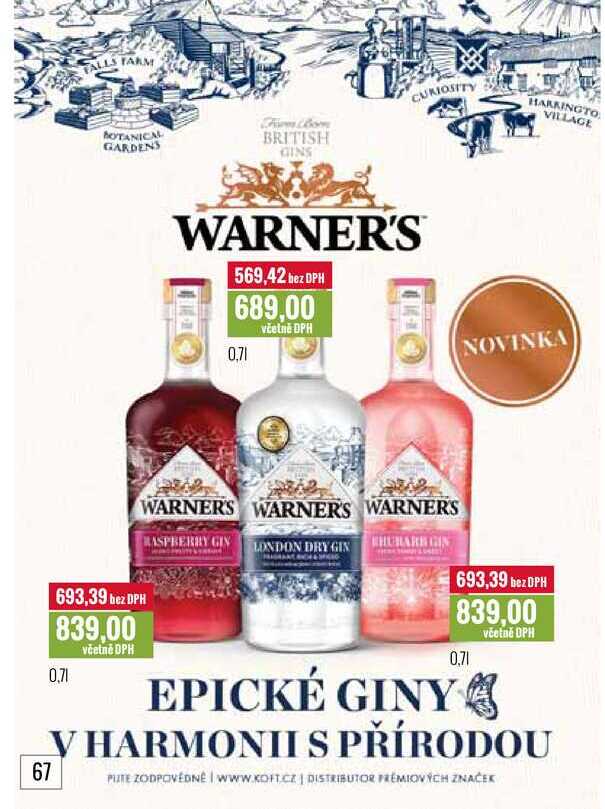 WARNER'S 0,7l