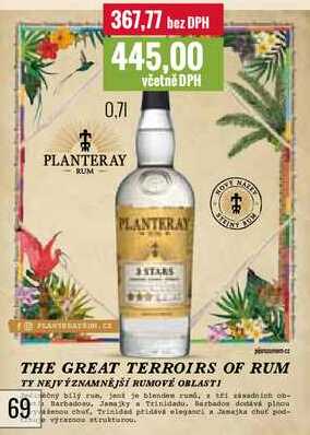PLANTERAY RUM 0,7l