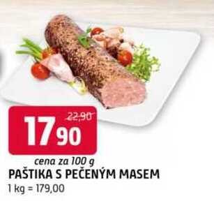 PAŠTIKA S PEČENÝM MASEM 100 g