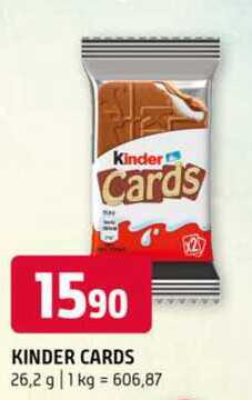 Kinder Cards 26,2 g
