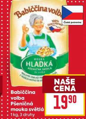 Babiččina volba Pšeničná mouka světlá 1 kg