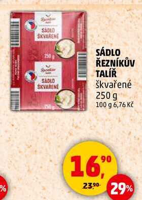 SÁDLO ŘEZNÍKŮV TALÍŘ škvařené, 250 g