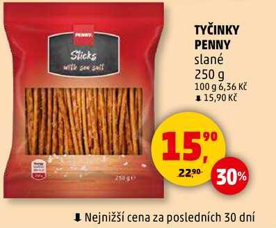 TYČINKY PENNY slané, 250 g 
