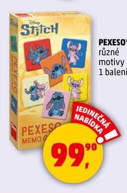 PEXESO různé motivy, 1 balení