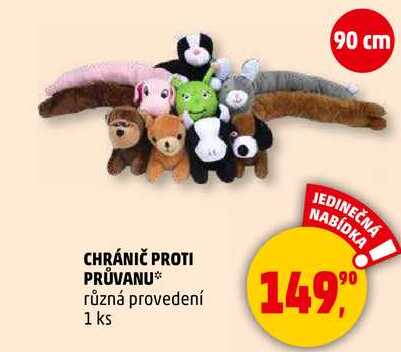 CHRÁNIČ PROTI PRŮVANU různá provedení, 1 ks 