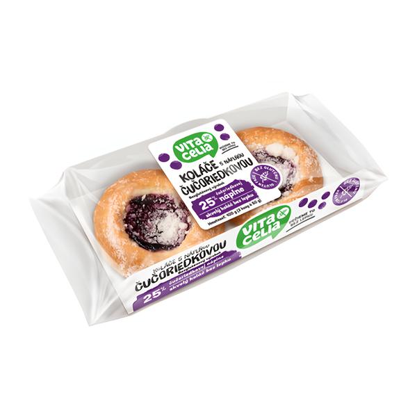 Vitacelia Koláče bezlepkové s náplní borůvkovou 2x50g