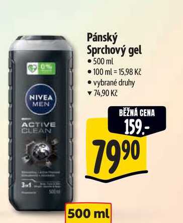  Pánský Sprchový gel  500 ml  
