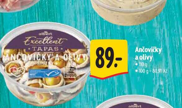  Ančovičky a olivy 110 g 