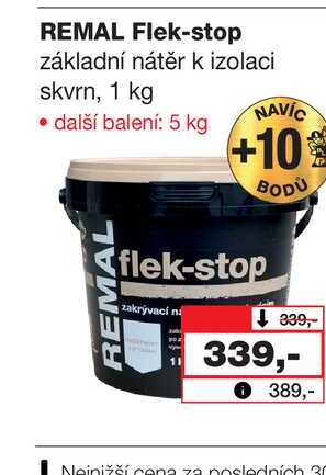REMAL Flek-stop základní nátěr k izolaci skvrn, 1 kg