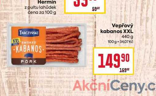 Vepřový kabanos XXL 440 g
