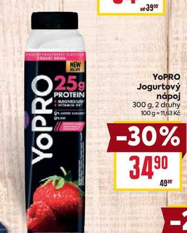 YOPRO Jogurtový nápoj 300 g
