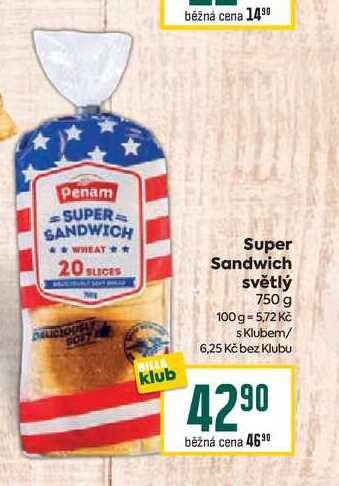 Super Sandwich světlý 750 g