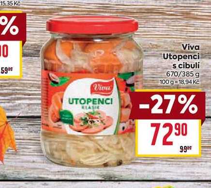 Viva Utopenci s cibuli 670/385 g 