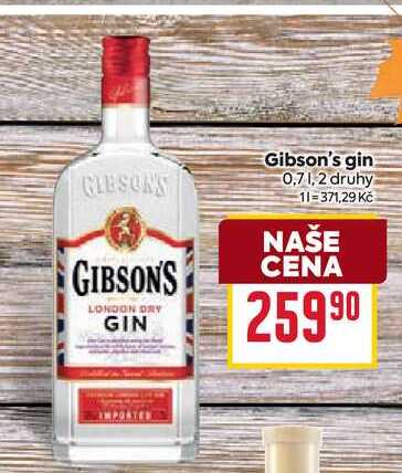 Gibson's gin 0,7l