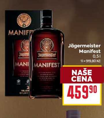 Jägermeister Manifest 0,5l