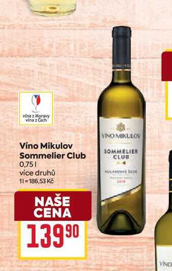 Víno Mikulov Sommelier Club 0,75l