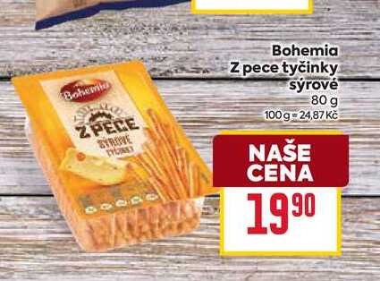 Bohemia Z pece tyčinky syrové 80 g