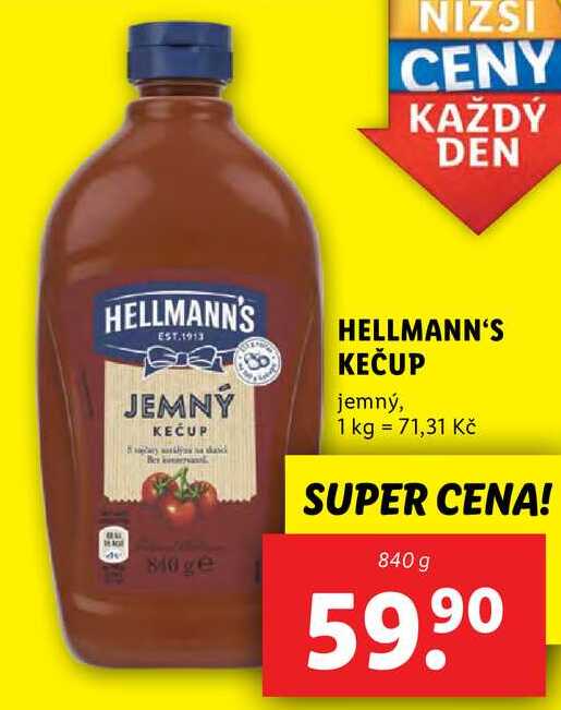 HELLMANN'S KEČUP, 840 g