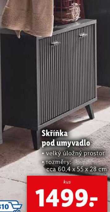 Skříňka pod umyvadlo