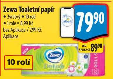 Zewa Toaletní papír, 10 rolí