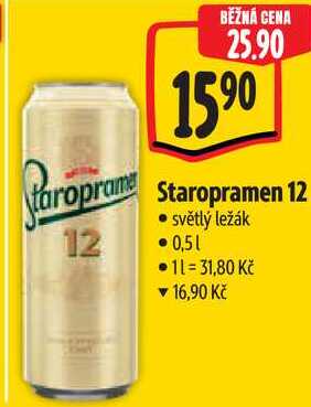 Staropramen 12, 0,5 l