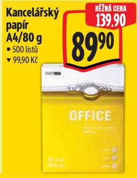Kancelářský papír A4/80 g