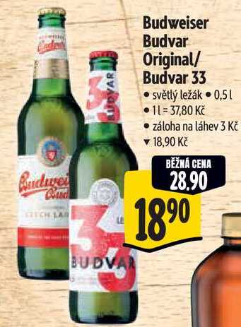 Budweiser Budvar 33, 0,5 l
