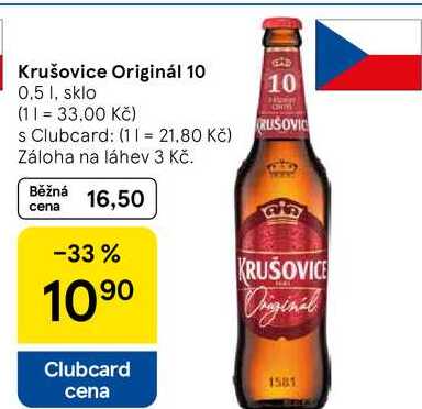 Krušovice Originál 10, 0.5 l
