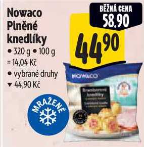 Nowaco Plněné knedlíky, 320 g 