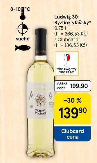 Ludwig Ryzlink vlašský, 0.75 l
