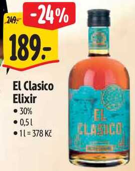 El Clasico Elixir, 0,5 l
