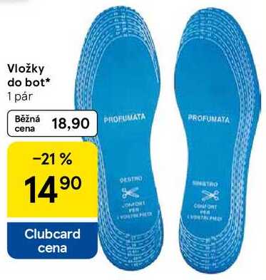 Vložky do bot, 1 pár  