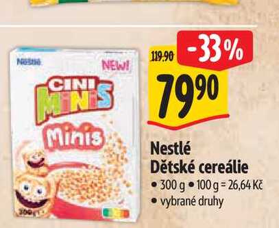  Nestlé Dětské cereálie 300 g  