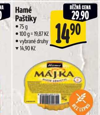   Hamé Paštiky 75 g  