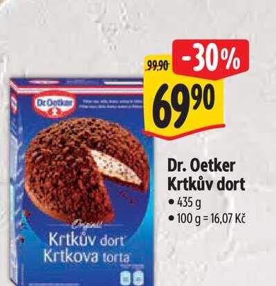  Dr. Oetker Krtkův dort  435 g 